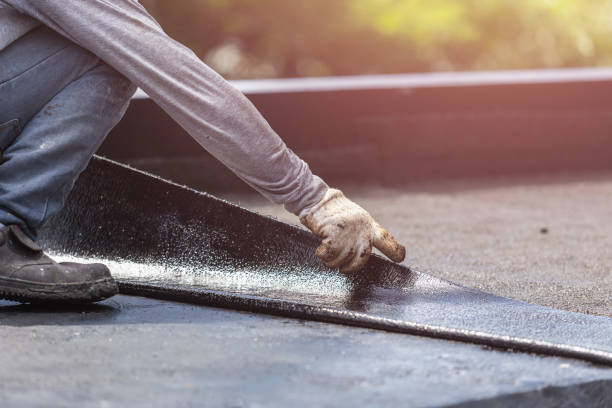 Professional Exterior Waterproofing technician working in Laotto, IN